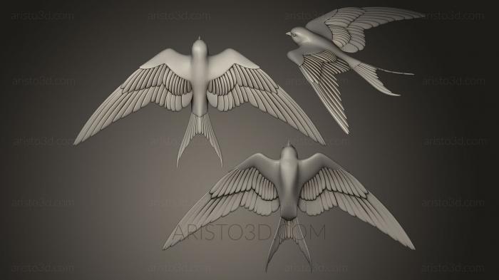 Bird figurines (STKB_0072) 3D model for CNC machine